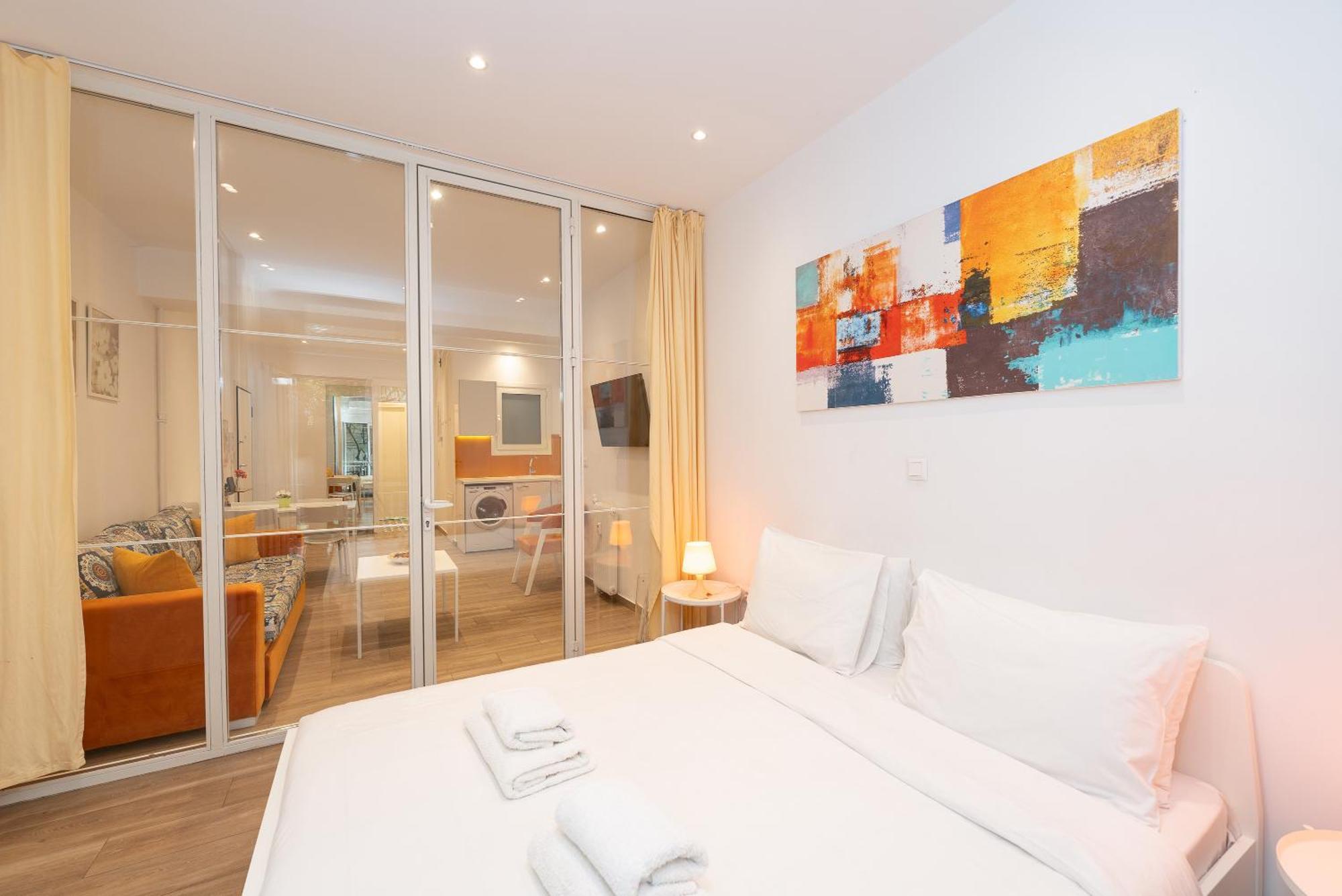Spacious Peaceful Studio In Athena Bagian luar foto